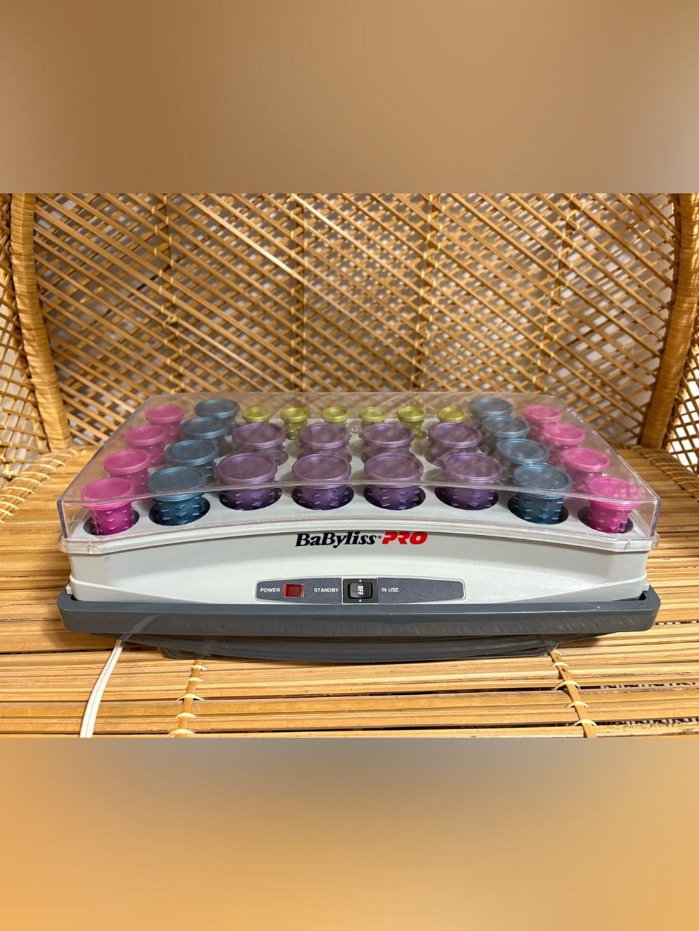 Babyliss Pro Instant Heat Ceramic Hot Rollers Set No Clips